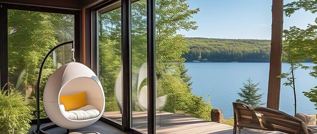 finding peace in cozy cabin