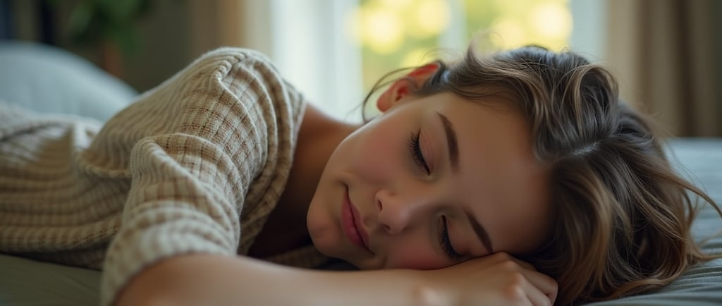 sleeping well, calming mind, calming body, stress and anxiety relief