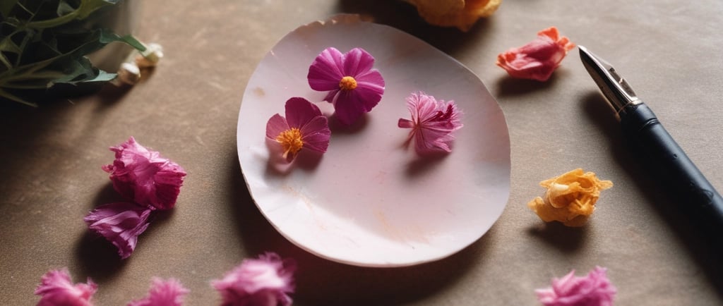 lighted candle on brown dried leaves