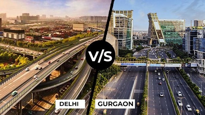 Delhi vs Gurgaon