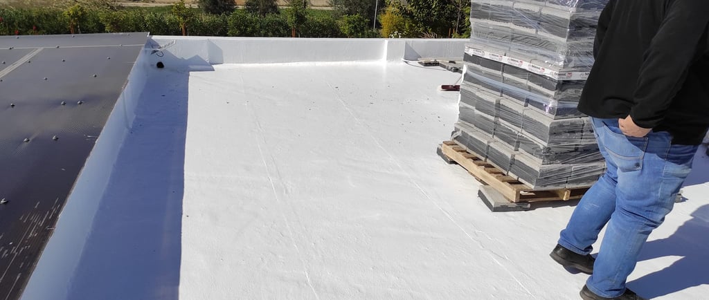 στεγανοποίηση ταράτσας Αλιβέρι, Κύμη, Χαλκίδα, Σκύρος