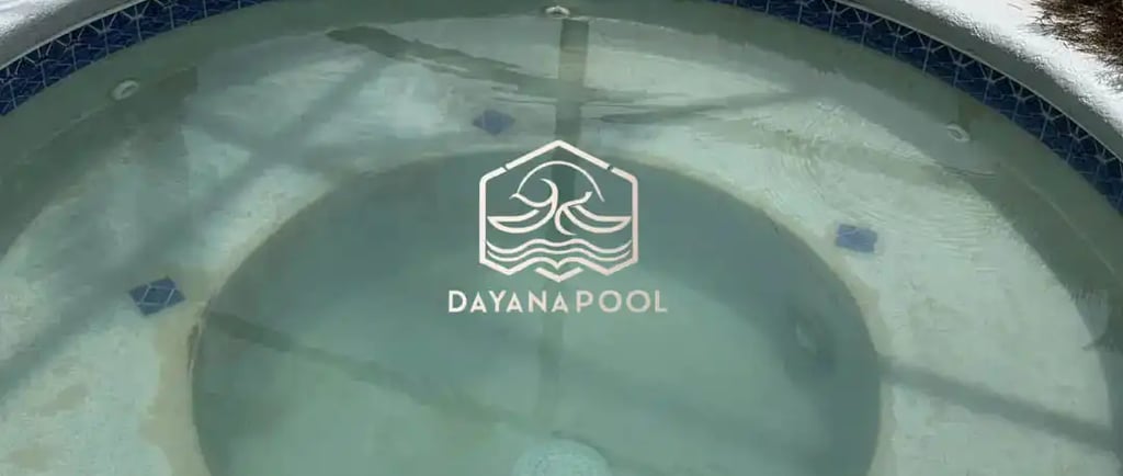 Kolam Jacuzzi minimalis dengan air hangat