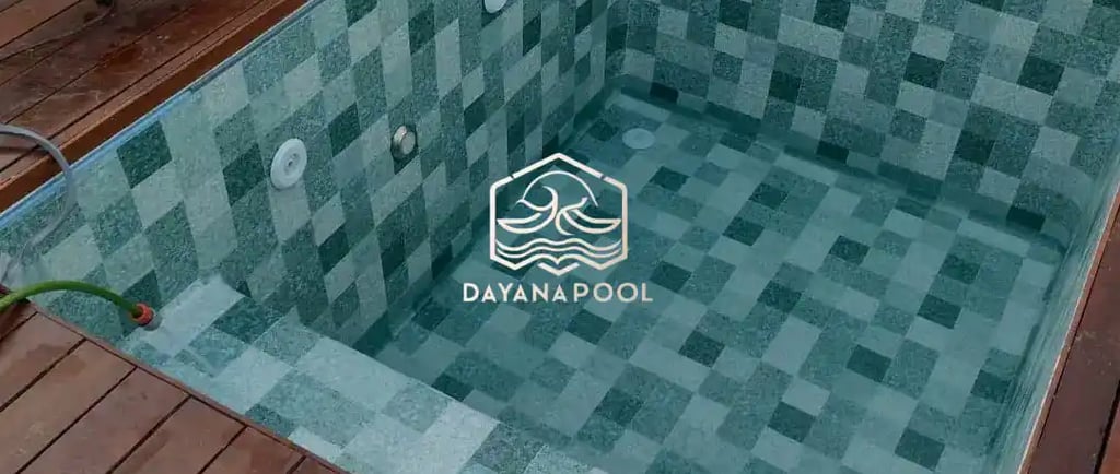 Kolam Jacuzzi minimalis dengan air hangat