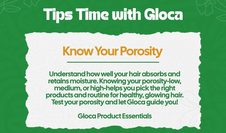 Know your Porosity: Informative text that says tips for choosing the hair and cosmetic right product