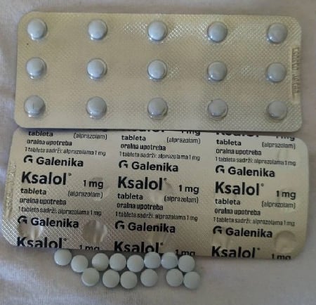 Ksalol 1mg (Alprazolam) – Galenika