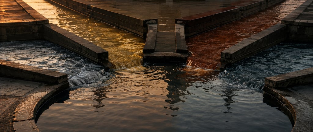 Four streams depicting money flow in Indian politics