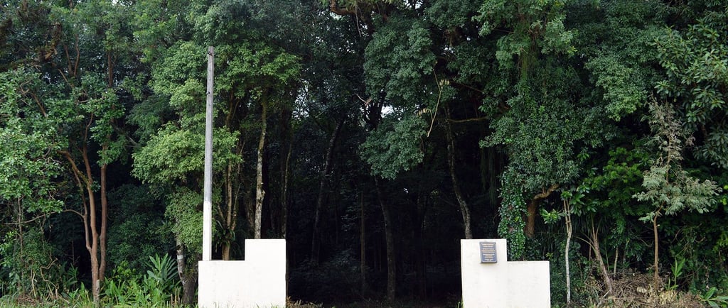 a entrade do parque Municipal Maria Wolski