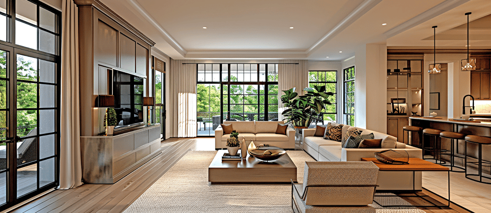 Large Living Room View