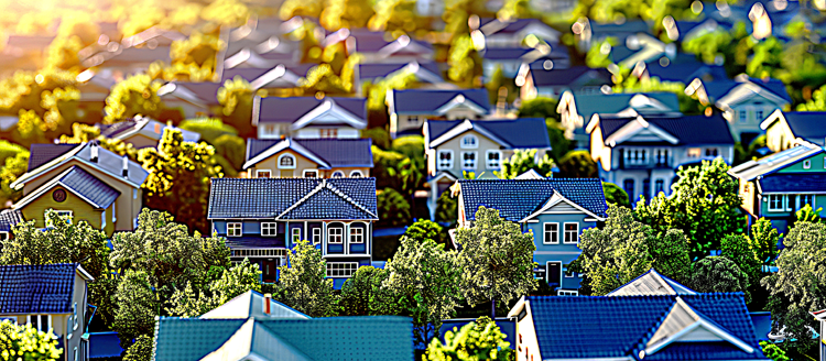 Housing Neighborhood Spring Header View