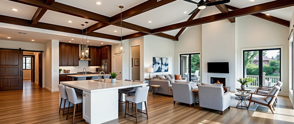 open concept living area