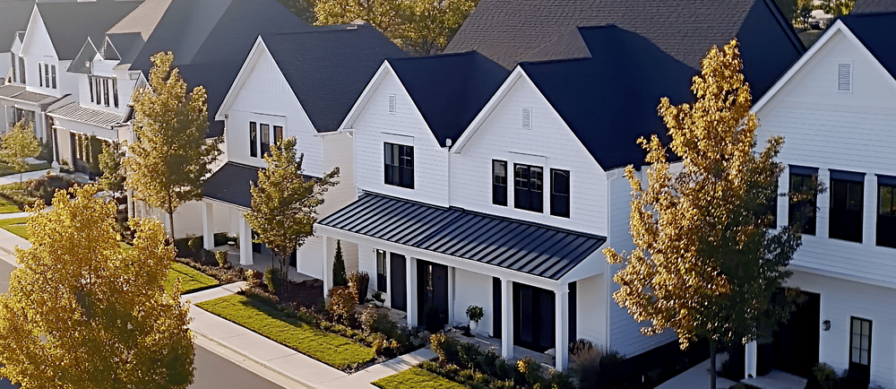 row of townhomes