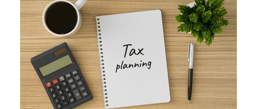 a notebook with a calculator and a calculator