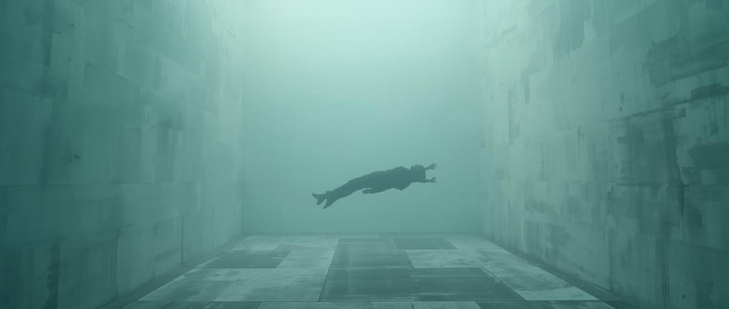 Inimene hõljub kosmoses