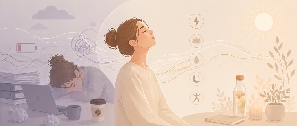 Хроническая усталость и выгорание. Путь от истощения к восстановлению энергии.