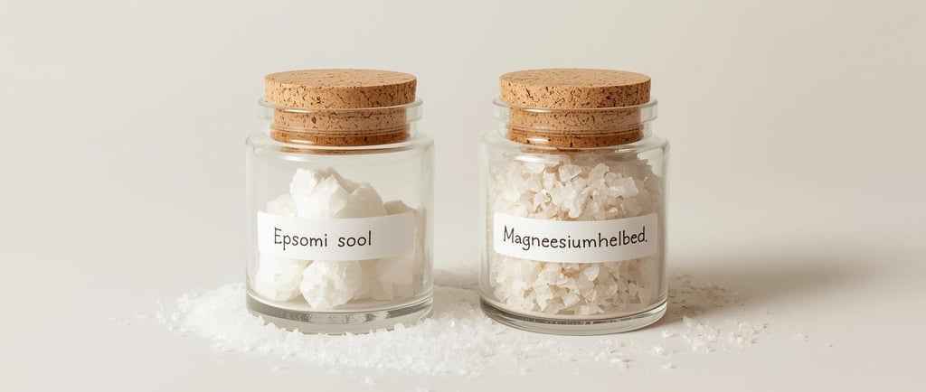 epsomi sool ja magneesiumihelbed