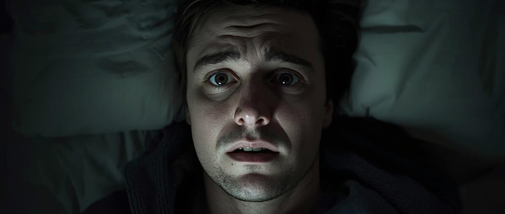 Väsinud inimene voodis, ärevus ja unetus ületöötamise korral | Hingamiskeskus