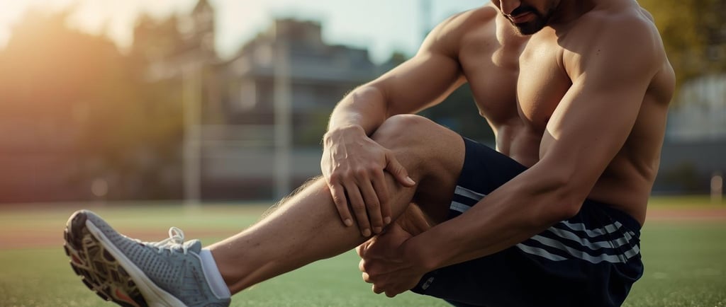 Sportlane masseerib valusaid lihaskrampe pärast treeningut - Epsomi sool aitab leevendada