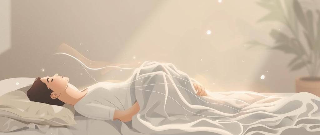 Inimene proovib magada, aga rahutud jalad ei lase seda teha