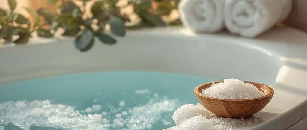 Lõõgastav soolavann Epsomi soolaga – kodus valmistamine