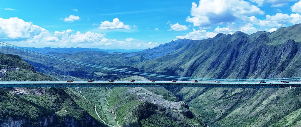 The Huajiang Grand Canyon Bridge, World's tallest bridge
