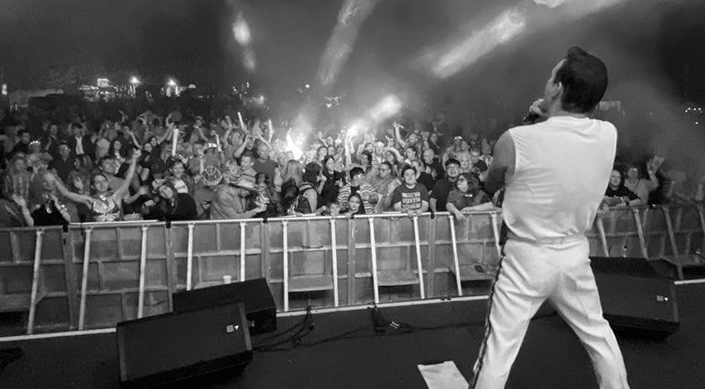 Freddie Mercury tribute singer