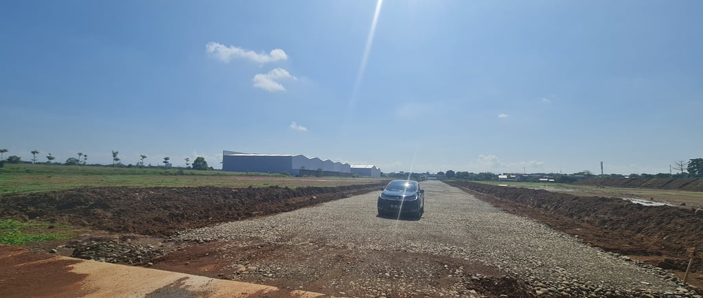 Tanah Kavling Commercial Siap Bangun Dengan Izin Pergudangan Aman