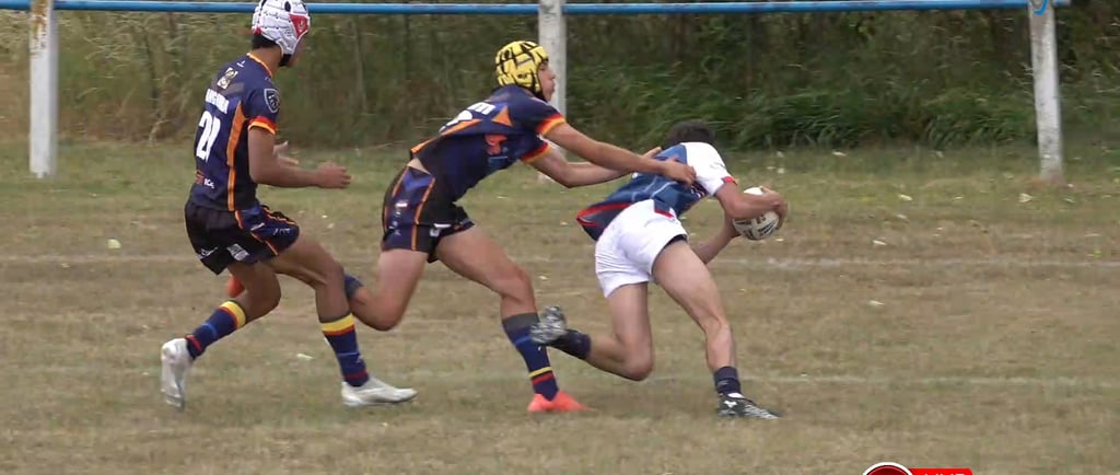 England rugby player scores a Try