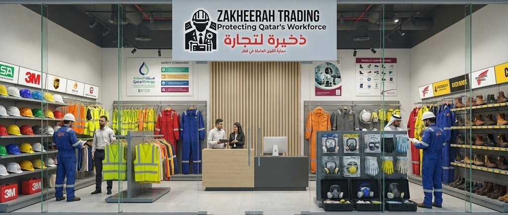 Certified PPE brands in Qatar for industrial workplace safety.