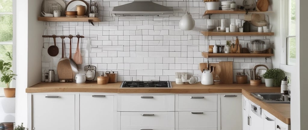 white steel chair in front round table on white rug