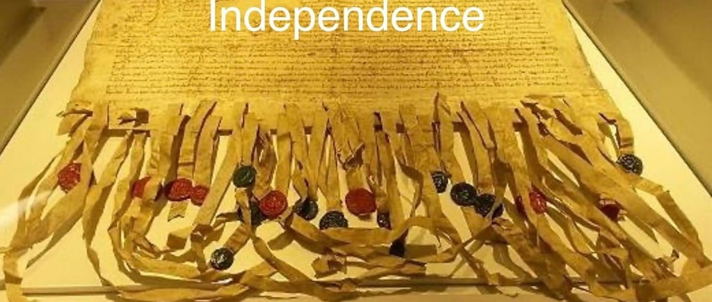 Scotland’s Declaration of Independence 