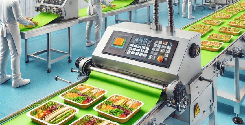 mass production sealer of salads