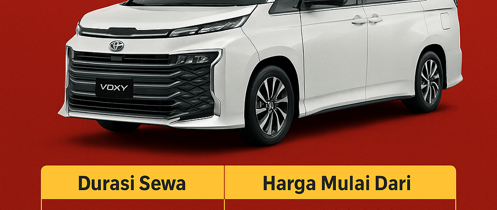 Gambar Harga Sewa Mobil Toyota Voxy di Surabaya