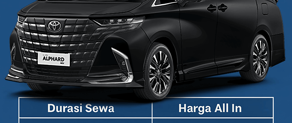 Harga Sewa Mobil Alphard Hybrid di Surabaya