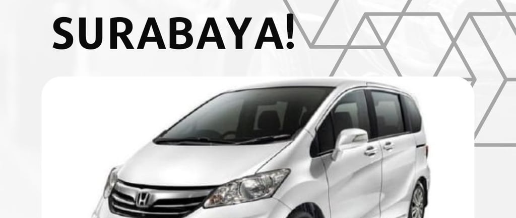 Rental Mobil Honda Freed Surabaya Juara Rent Car