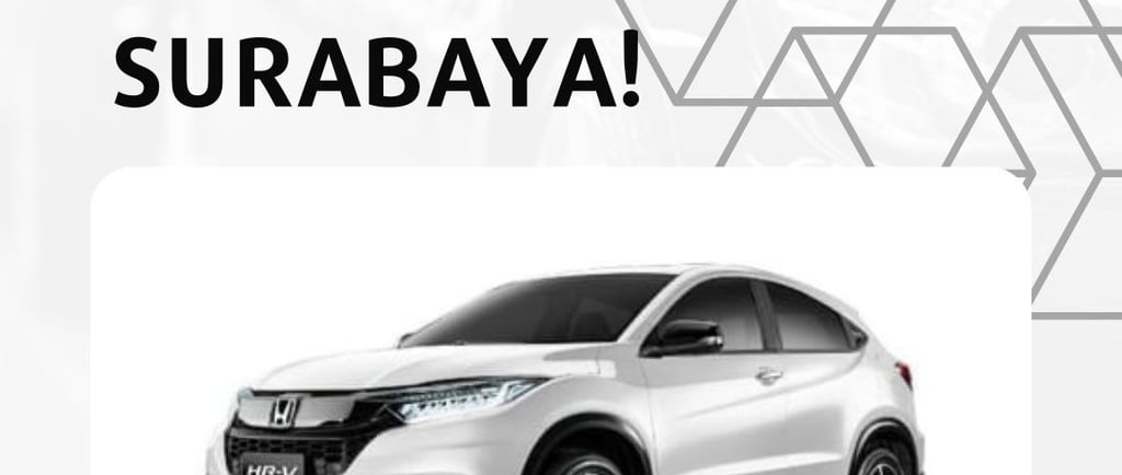 Rental Mobil Honda HRV di Surabaya Juara Rent Car