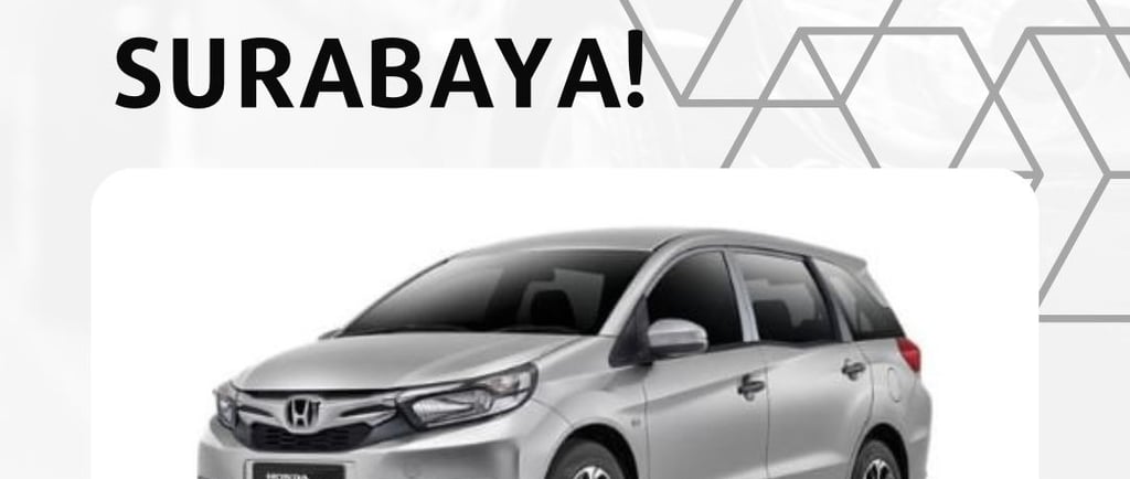 Rental Mobil Honda Mobilio di Surabaya