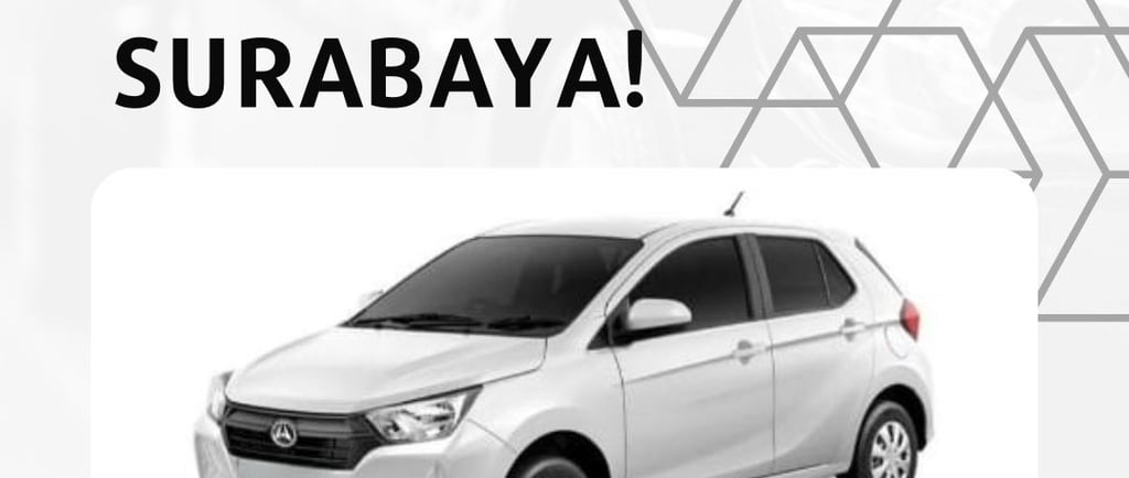 Rental Mobil Agya di Surabaya Juara Rent Car