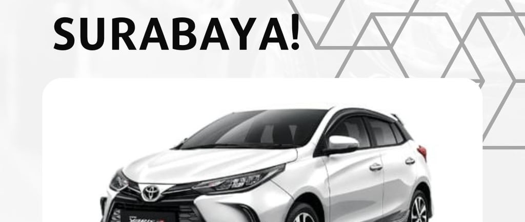 Rental Mobil Yaris di Surabaya Juara Rent Car