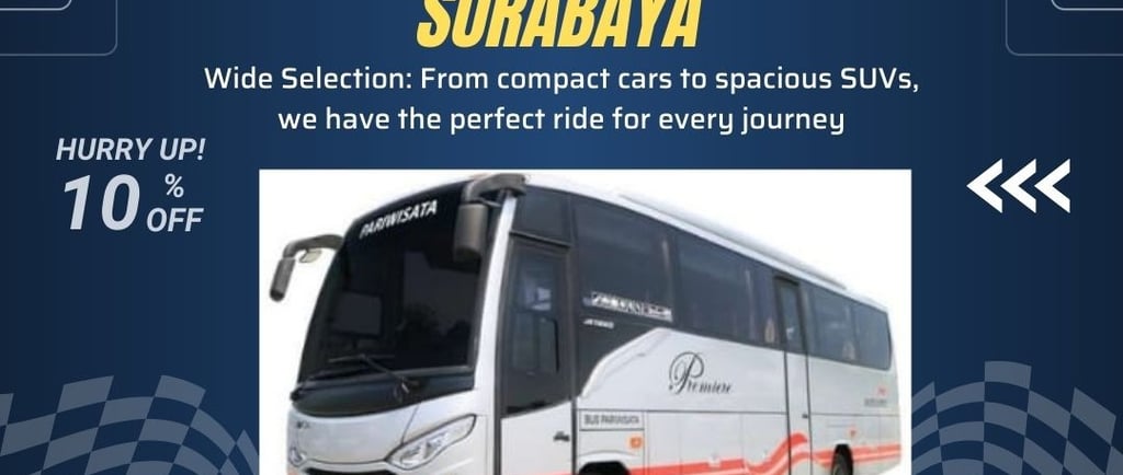 Rekomendasi Sewa Bus Pariwisata di Surabaya