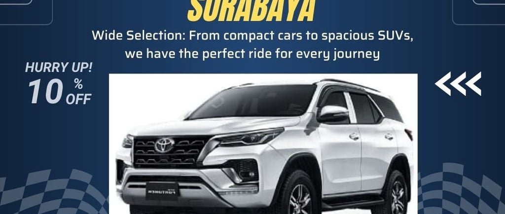 Sewa Mobil Toyota Fortuner di Surabaya