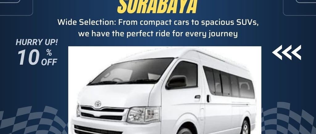 Sewa Mobil Toyota HiAce di Surabaya Juara Rent Car