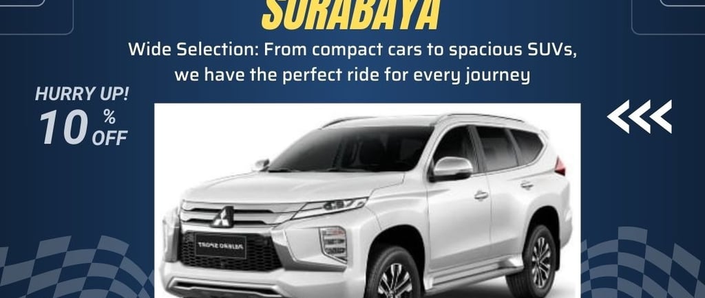 Sewa Mobil Mitsubishi Pajero di Surabaya