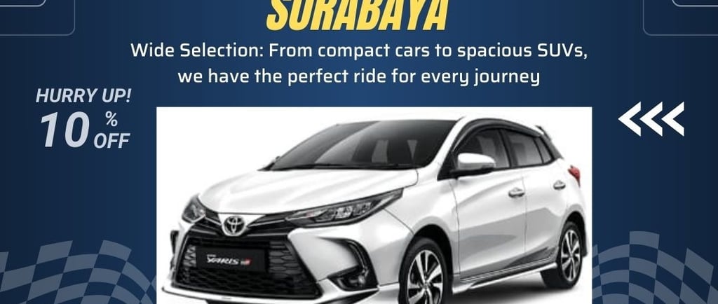 Sewa Mobil Yaris di Surabaya Juara Rent Car