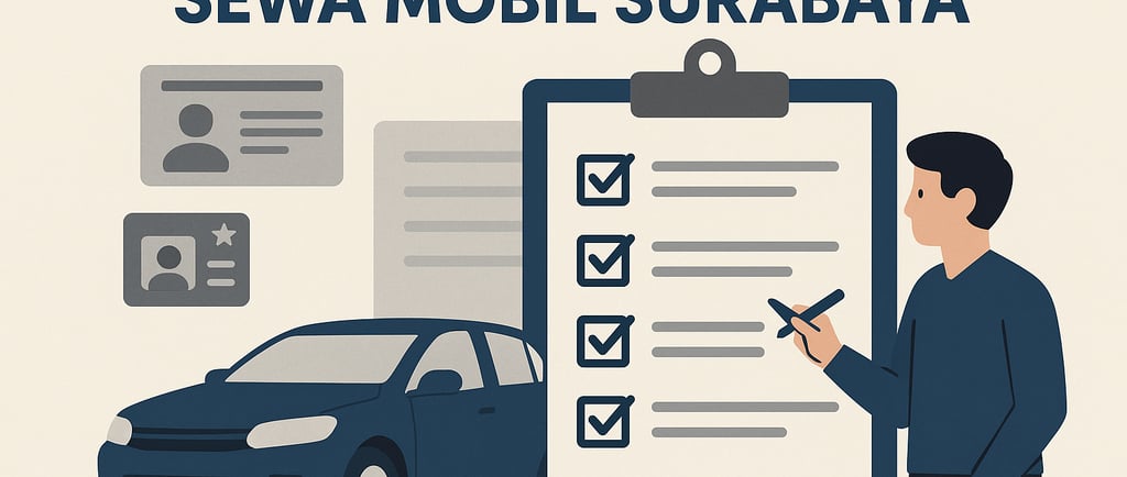 Syarat dan Ketentuan Sewa Mobil di Surabaya