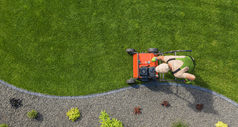Professional fall landscape maintenance in Williamsburg, VA, including leaf cleanup, aeration, and seasonal planting to prepa