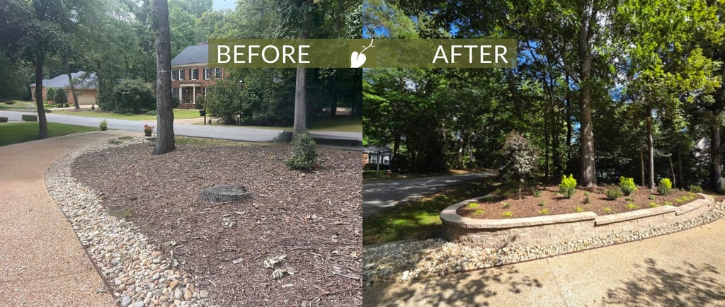 retaining wall and drainage solutions in williamsburg VA