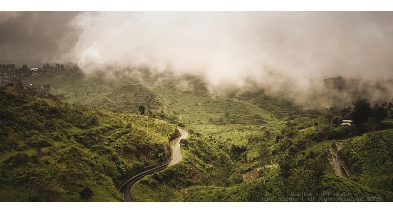 Pemandangan di wisata bukit cukul pangalengan