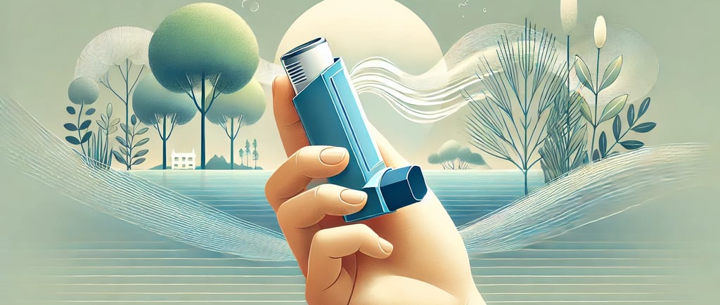 An inhaler for breath freely
