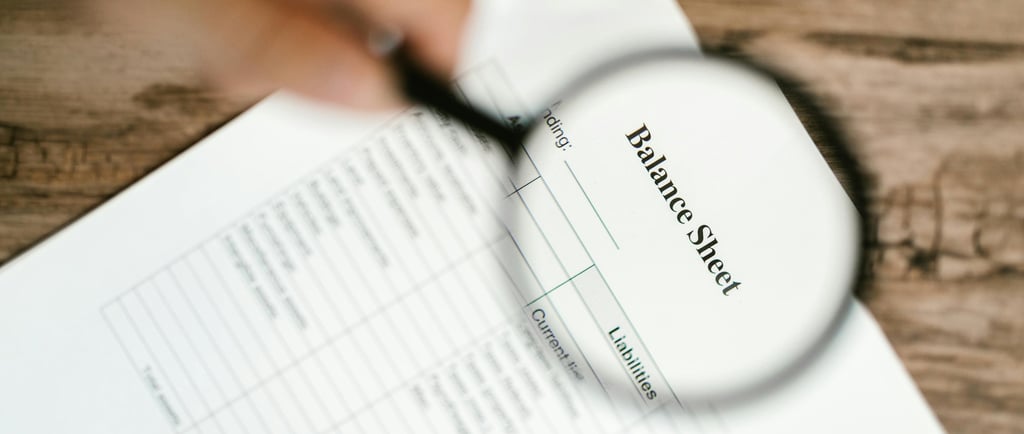 IB Business Balance Sheet