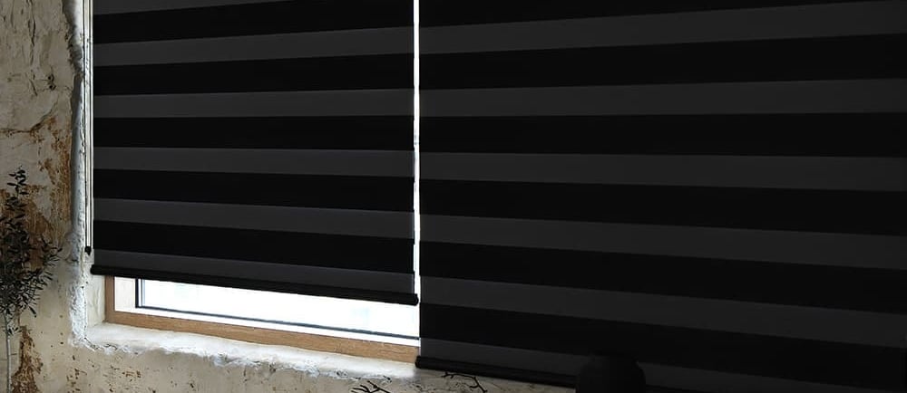 persianas modernas sheer elegance black out